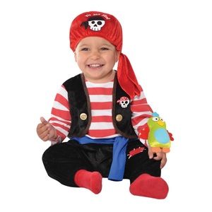 PARTY CITY Baby Boy ‘Buccaneer’ Pirate Costume NWT | Size 0-6 Months